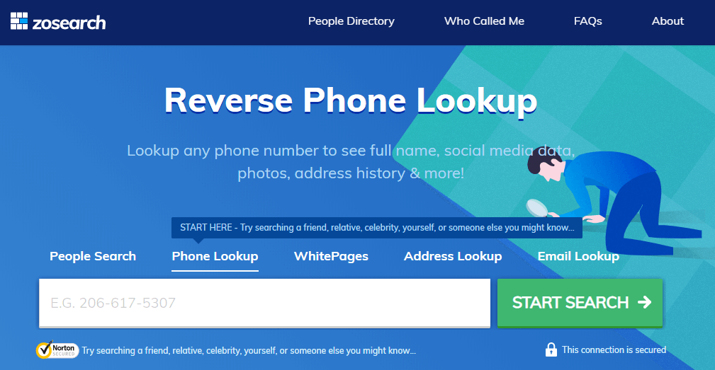zosearch -verse-phone-lookup